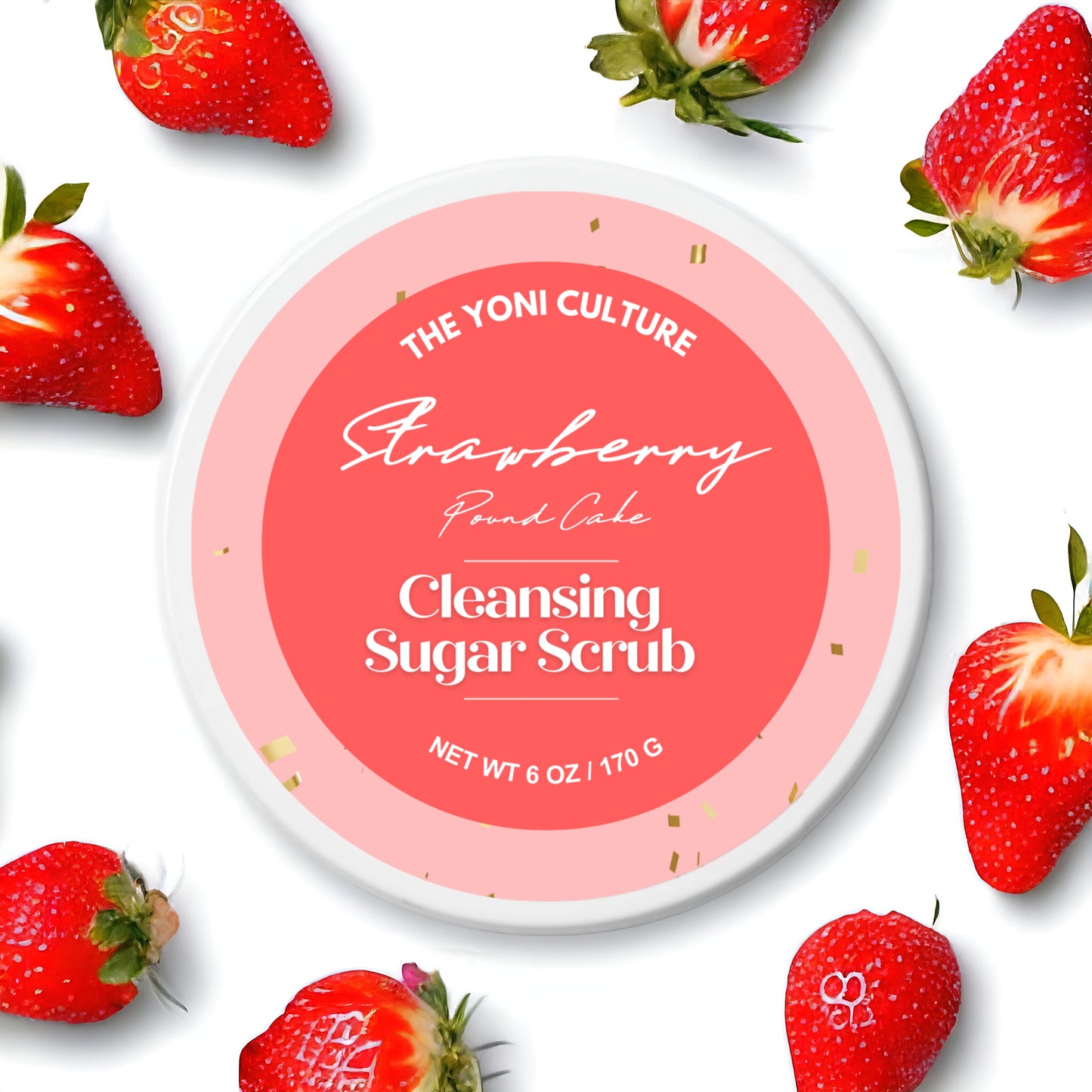 Strawberry PoundCake Exfoliating Foaming Body Scrub