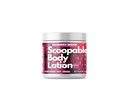 Raspberry Scoopable Body Cream Lotion 6oz