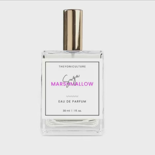Suga Marshmallow Sugar parfum EDP spray clean fresh fruity scent profile 1oz/30ml Top Notes: Freshly made marshmallows.  Middle Notes: Sweet and sugary notes Bottom Notes: Vanilla perfume