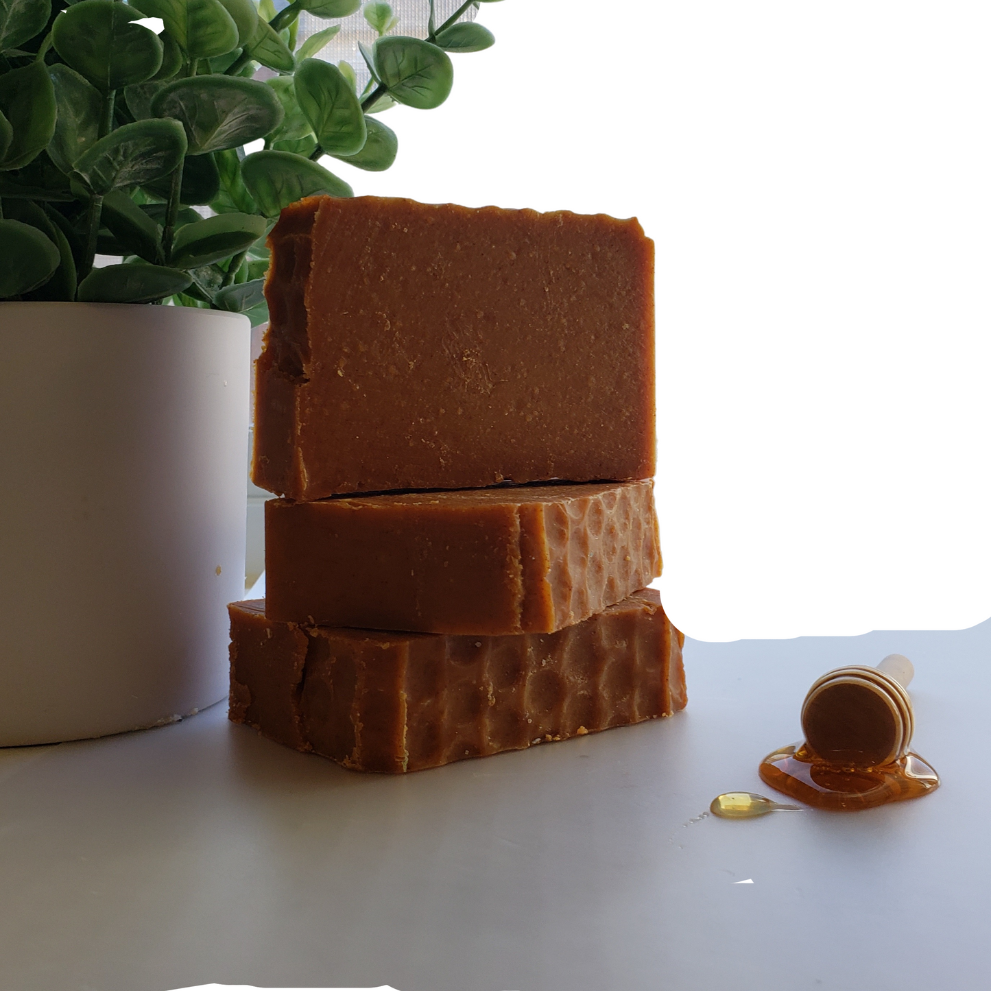 Natural Handmade Turmeric Ginger Honey Bar Soap